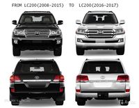 Рестайлинг обвес Toyota Land Cruiser 200 с 2007 в 2016+ LC 200 бампер