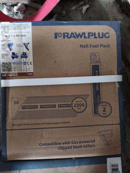 Gwoździe do pistoletu 3.1x90mm rawlplug