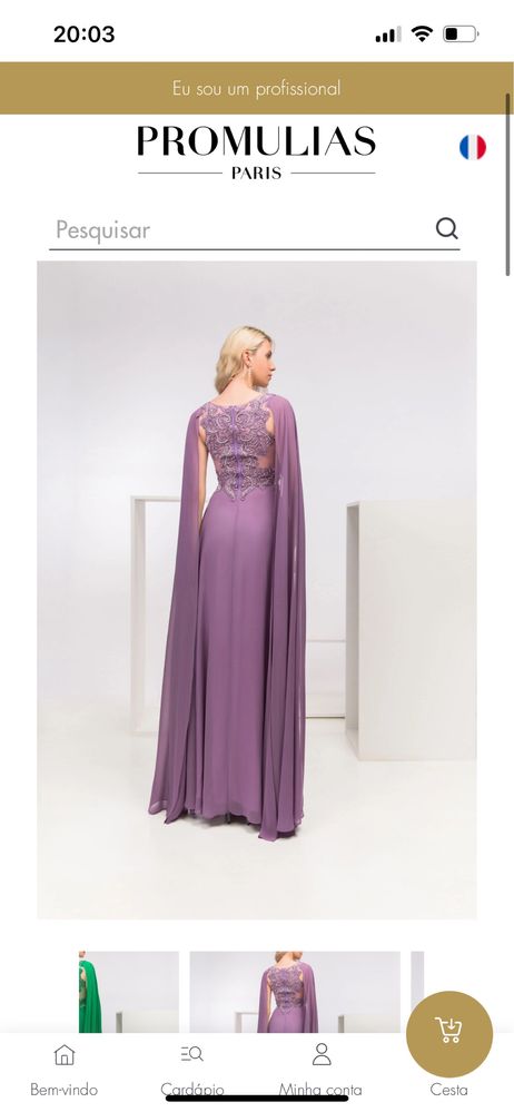Vestido de cerimonia