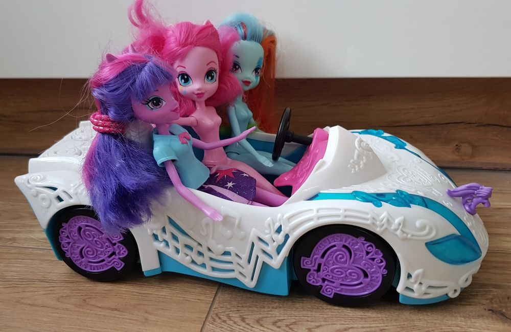 Hasbro Kabriolet Auto Equestria Girls My Little Pony 3 Rainbow Lalki