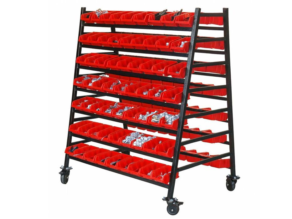 Regał na kółkach. Solidny, produkt Polski. Regał warsztatowy 126