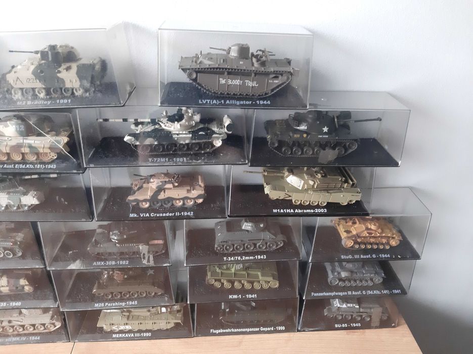 Modele czołgów kolekcja