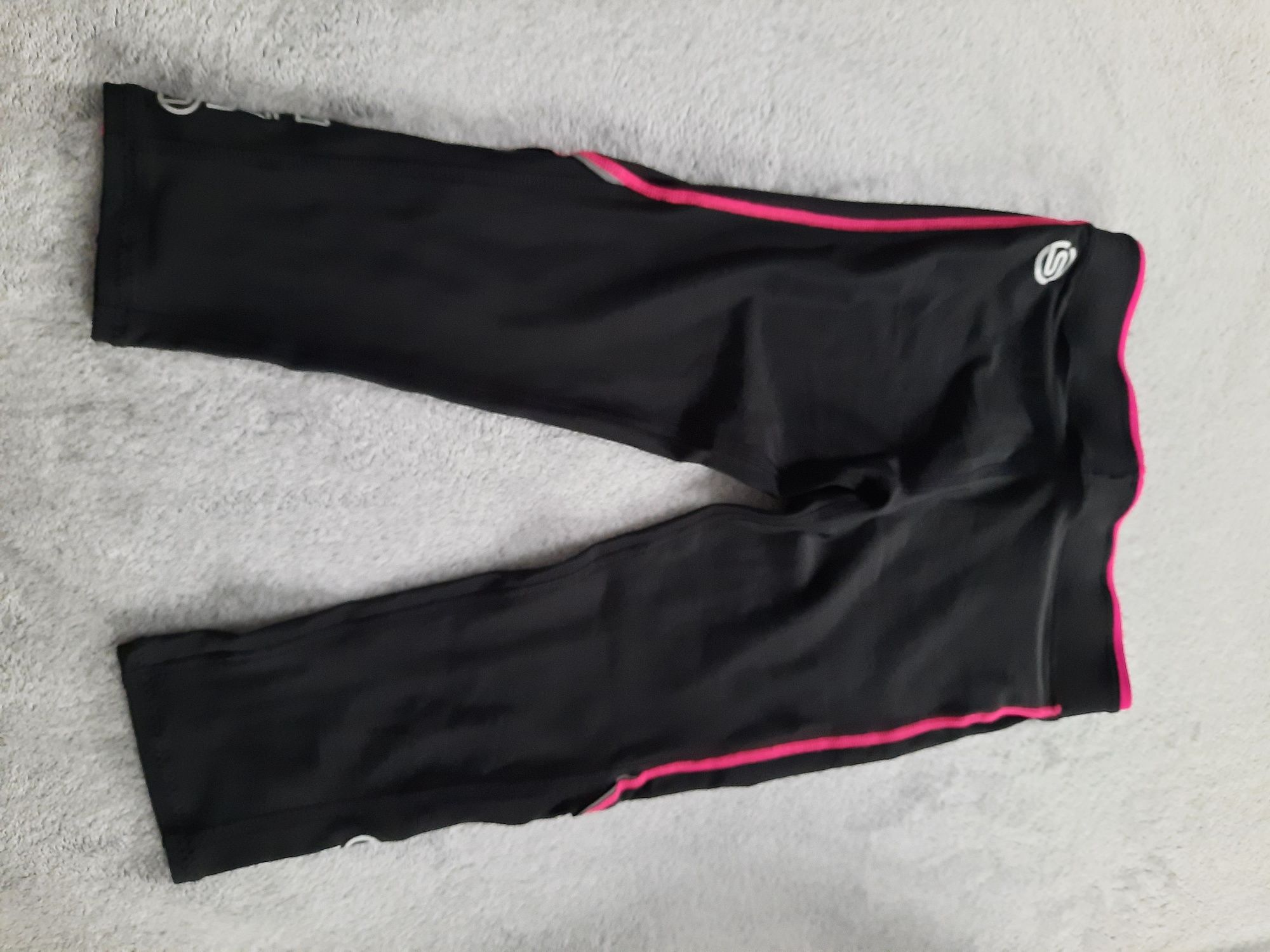 Spodenki sportowe legginsy damskie 3/4 SKINS