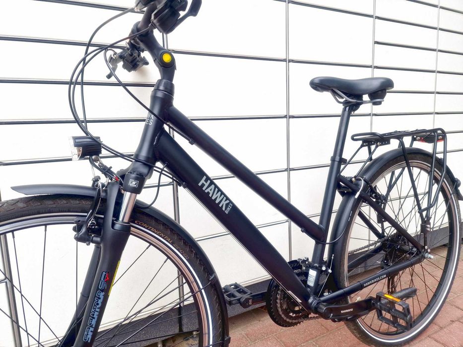 JAK NOWY Rower trekkingowy HAWK Trekking Premium / rozm. S/M / FV23%