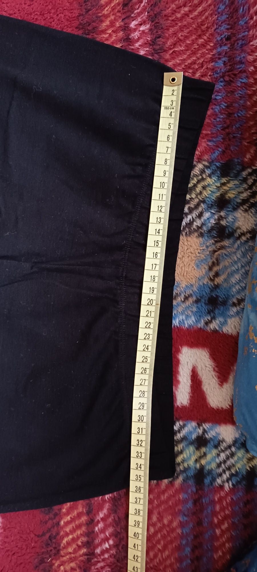 Czarne legginsy L