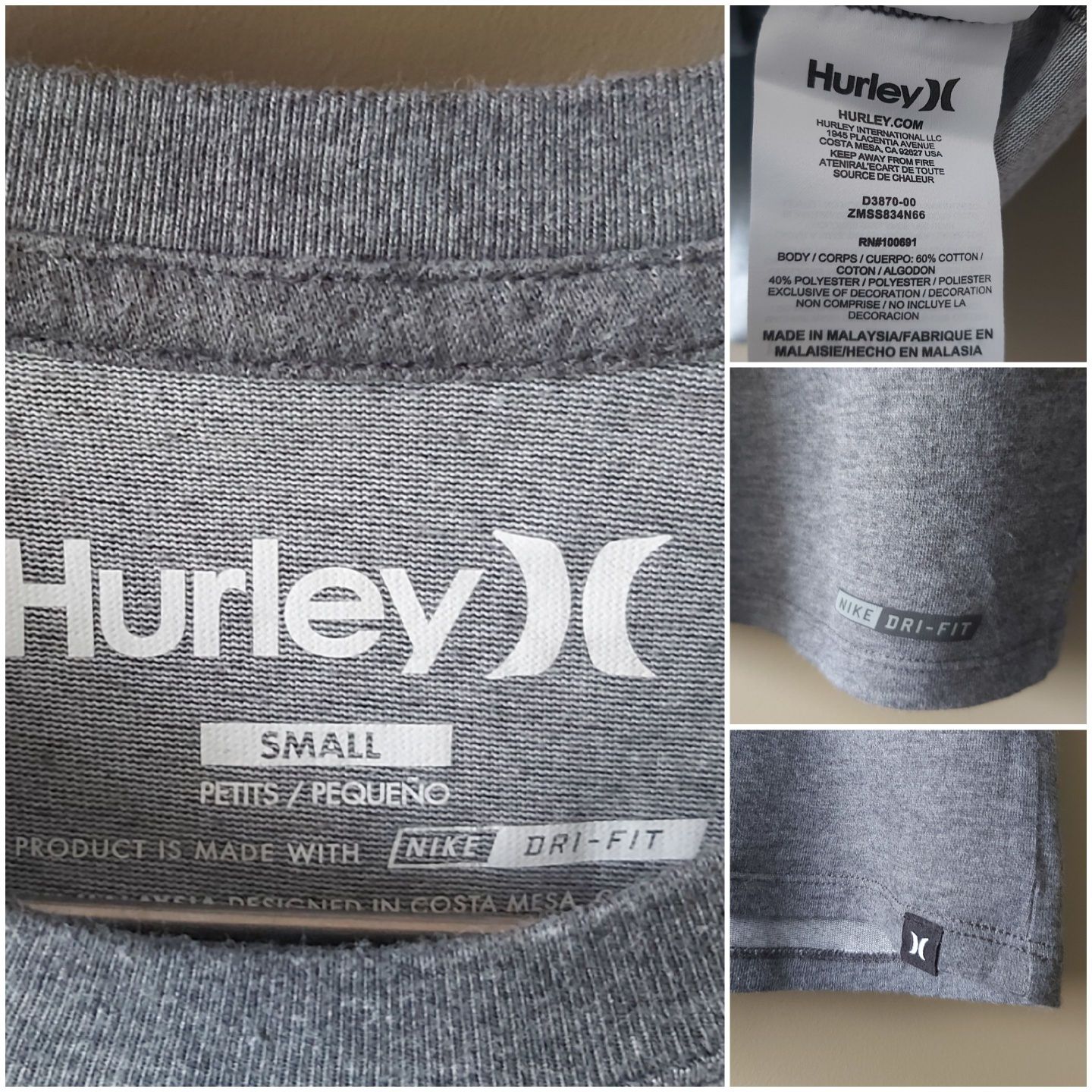 T-shirt koszulka  Hurley & Nike rozmiar S