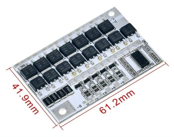 BMS 3S 4S 5S контроллер БМС с балансиром для Li-ion, LiFePo4 аккумул.