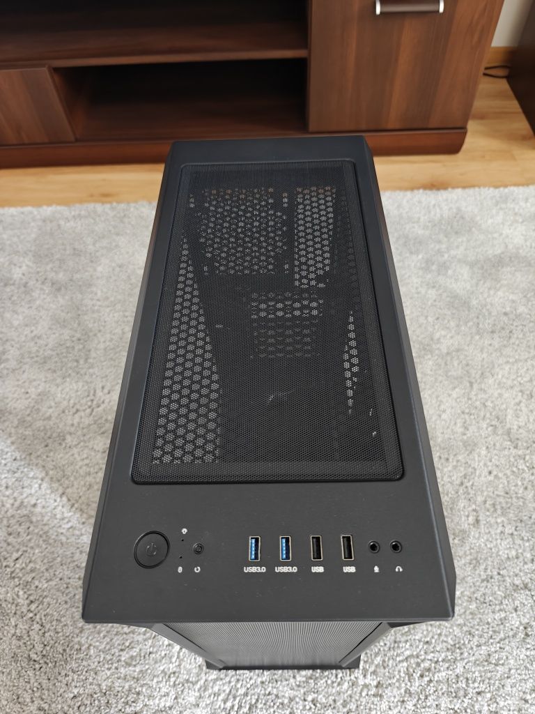 Obudowa Genesis Irid 505 Black V2 + Przejściówka USB-A na USB-C