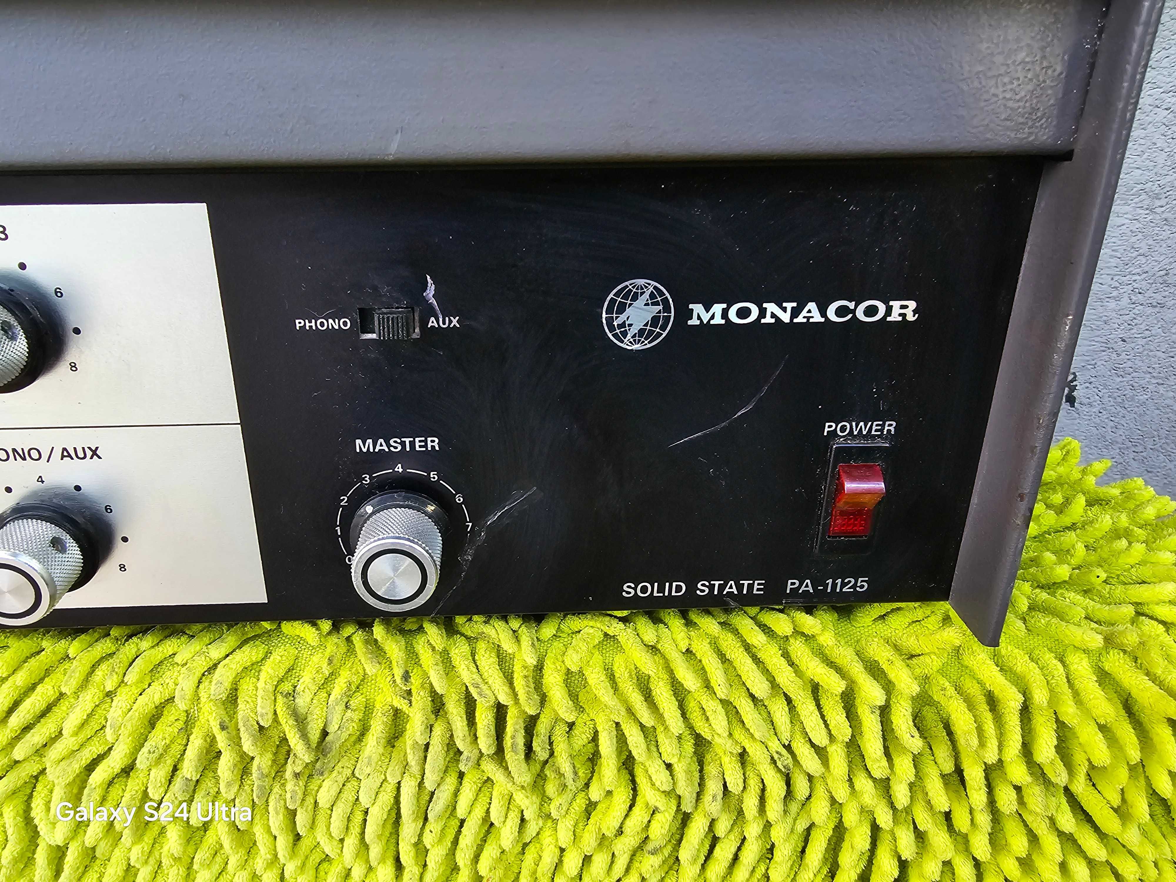 wzmacniacz monacor pa1125 vintage 120w mono
