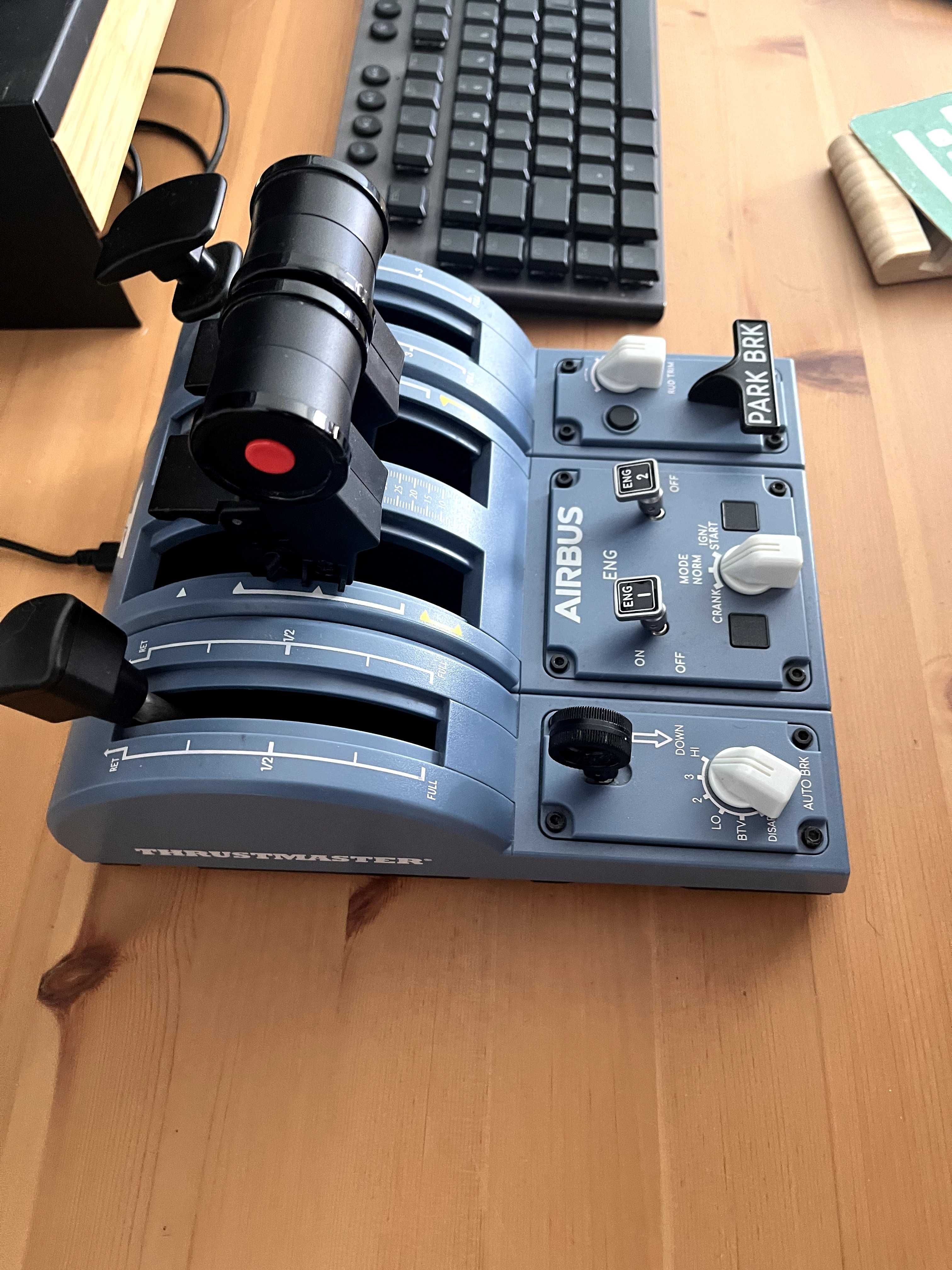 Thrustmaster TCA Quadrant com addons