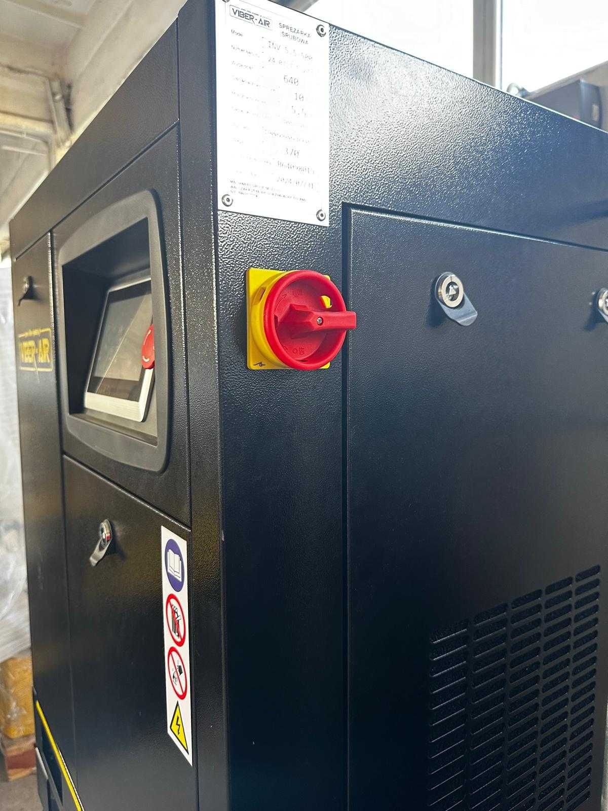 KOMPRESOR sprężarka śrubowa z falownikiem i osuszaczem 5,5kW 500L