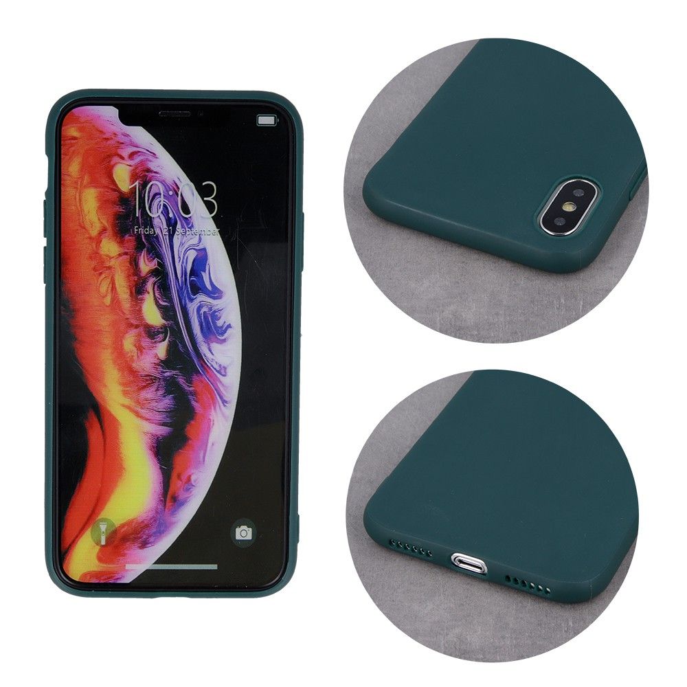 Etui Matt TPU do Samsung Galaxy S21 FE G990 Forest Green