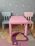Stolik Ikea Mamut + 2 krzesełka Ikea