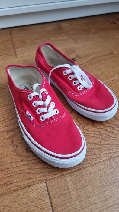 Trampki/sneakersy VANS Authentic czerwone rozm. 37