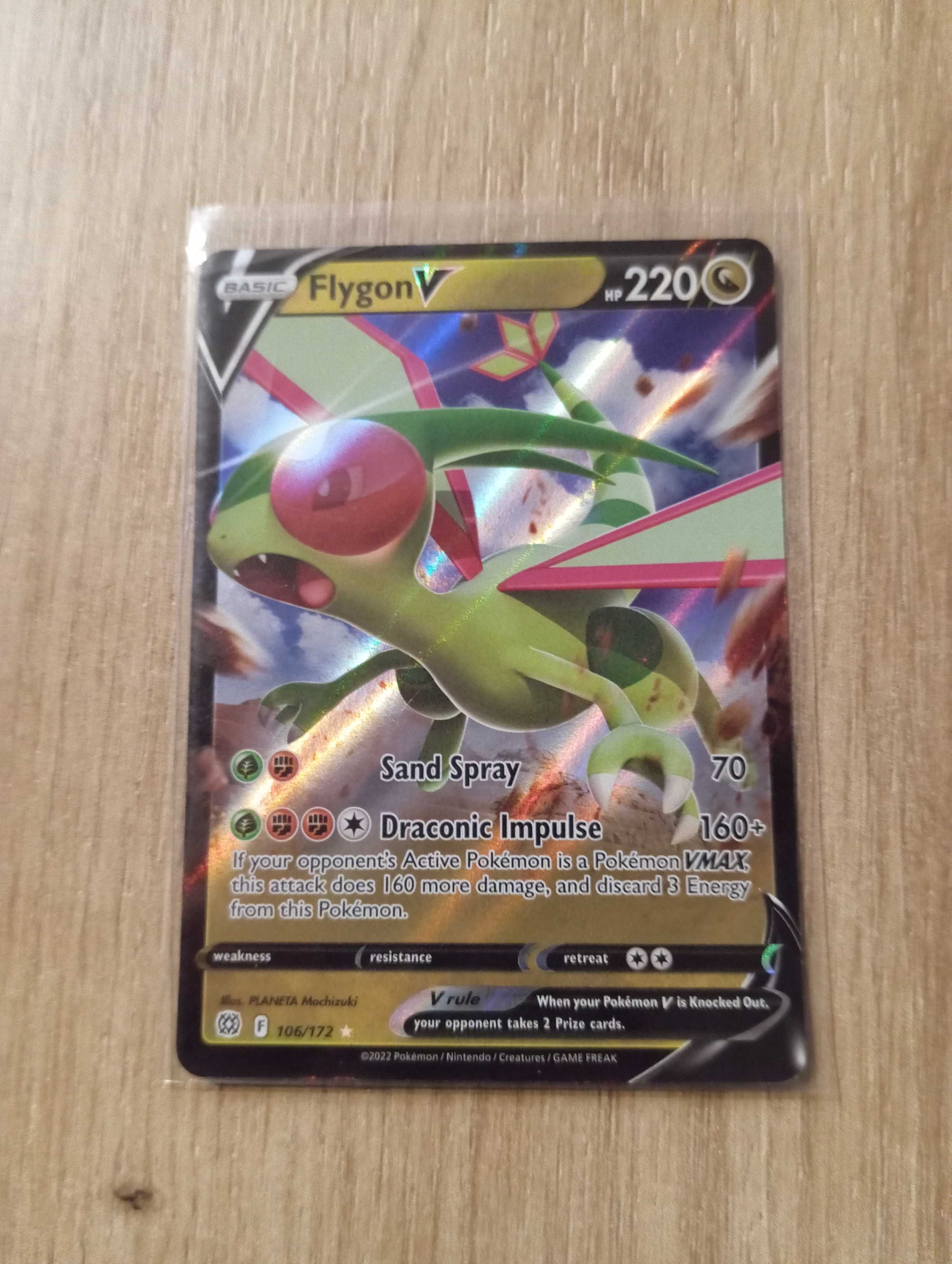 Karta Pokemon Flygon V