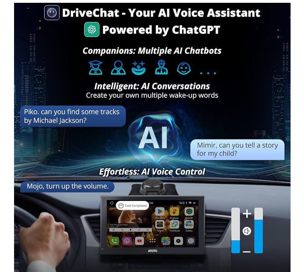 ATOTO P9 — GPS, YouTube, CarPlay e Android Auto Wireless