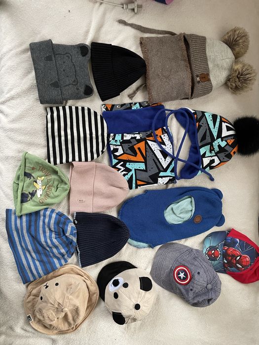 Дятячі шапки  на 1-2 роки бу