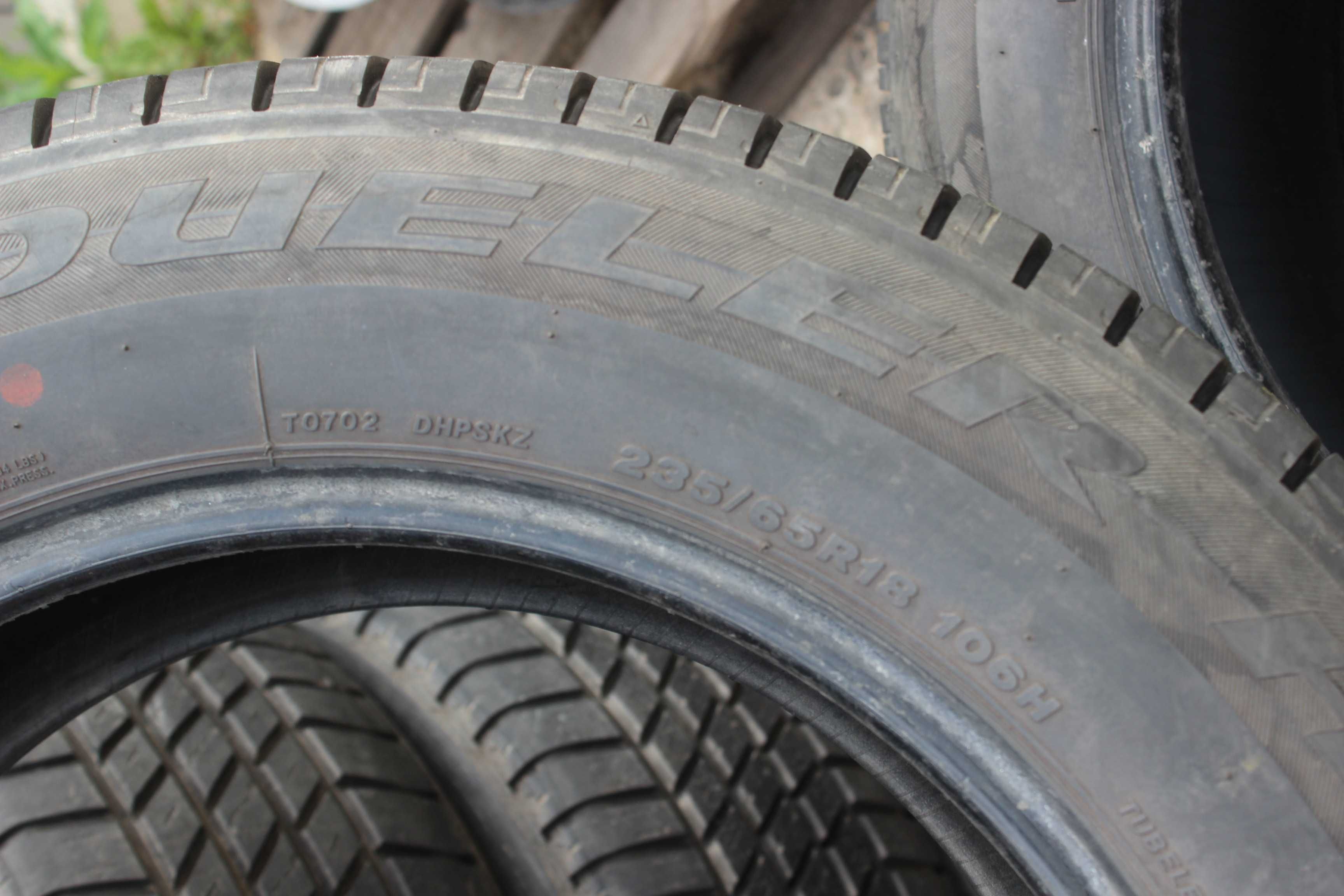 235-65-R18 BRIDGESTONE DUELLER комплект летней резины GERMANY 2022