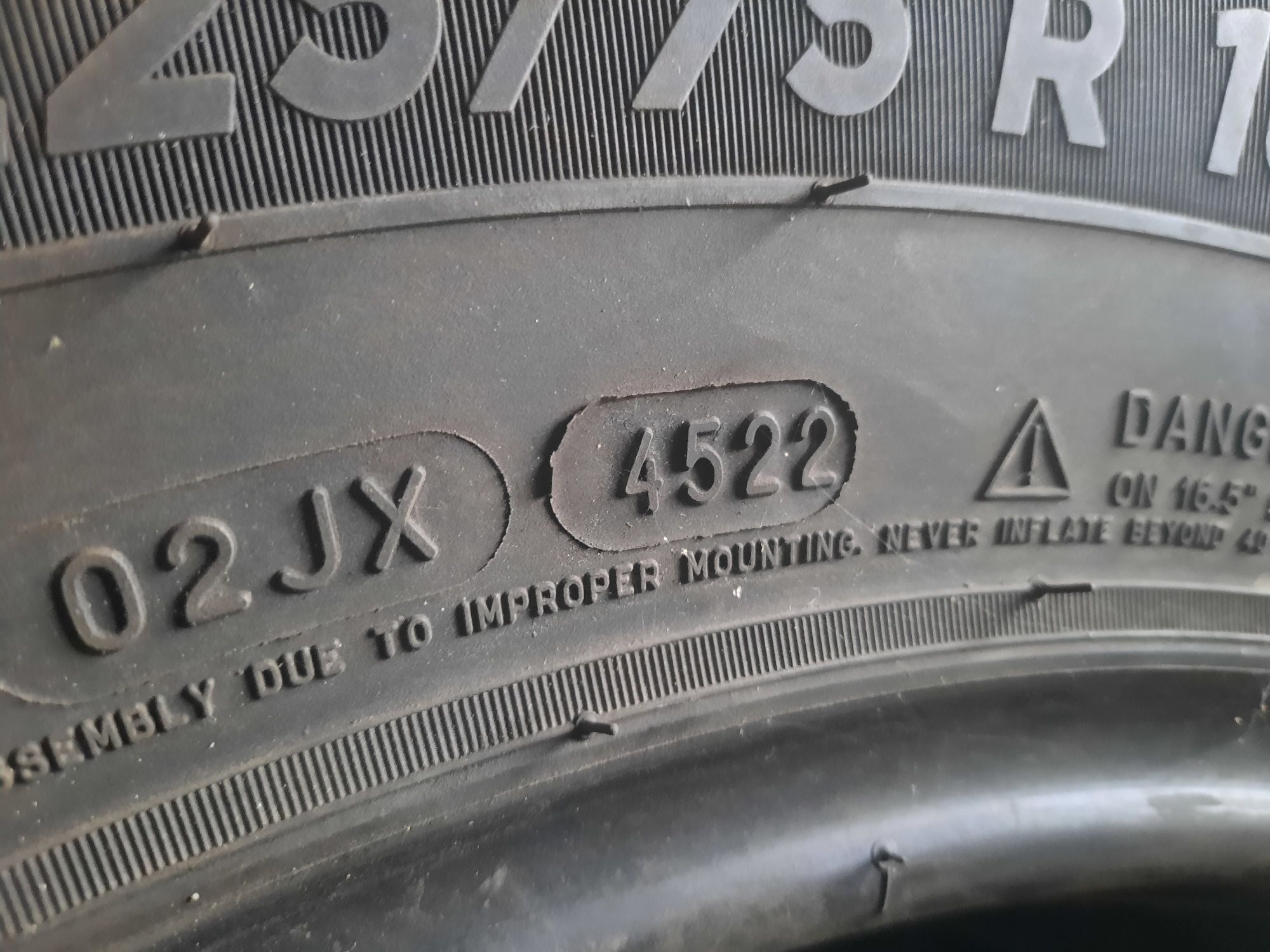 225/75 R16C 121/120R Michelin Agilis CrossClimate 4шт. 7мм 2022