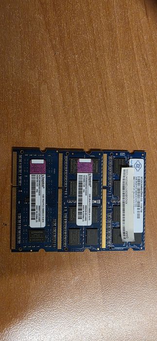 Pamięć Ram ddr3l 4gb + 1gb gratis