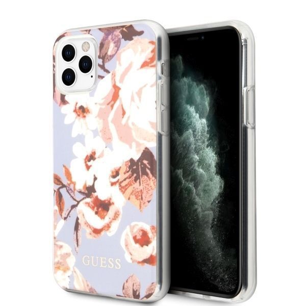 Etui Guess Flower Collection dla iPhone 11 Pro Max w Kwiatowym Wzorze