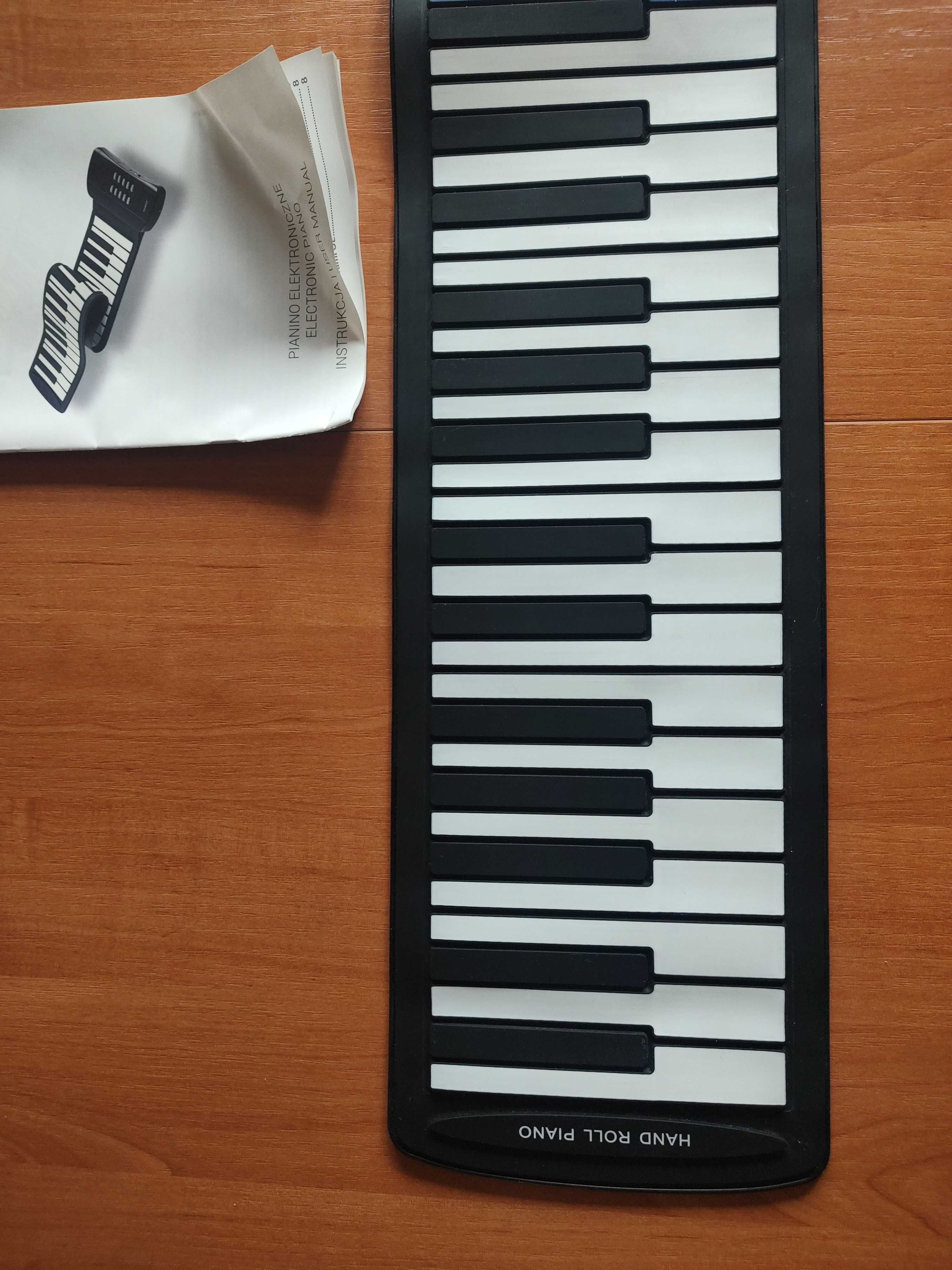 Elektroniczne Silikonowe Pianino Zwijane Hykker