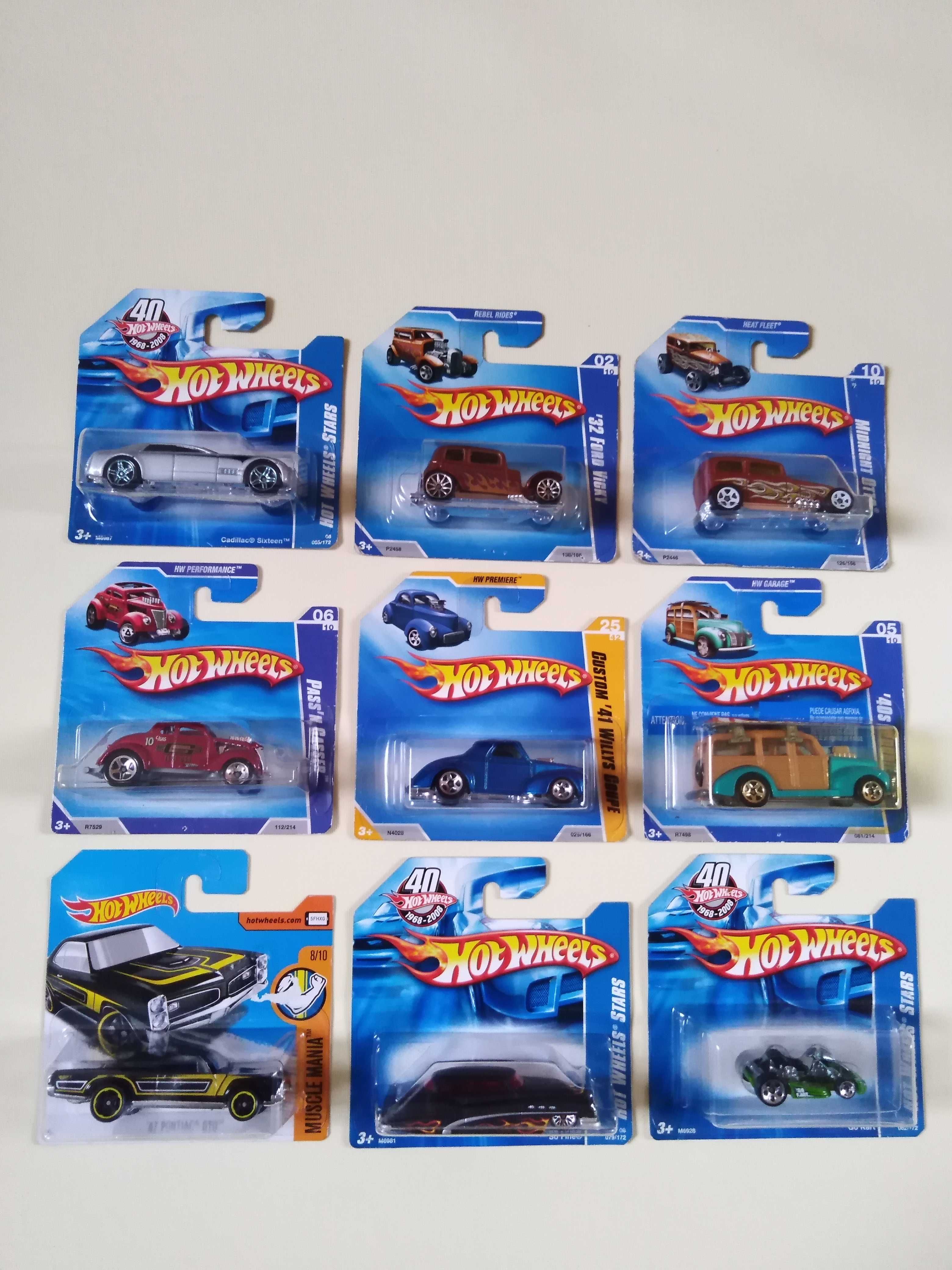 Hot Wheels_zestaw - 9 sztuk