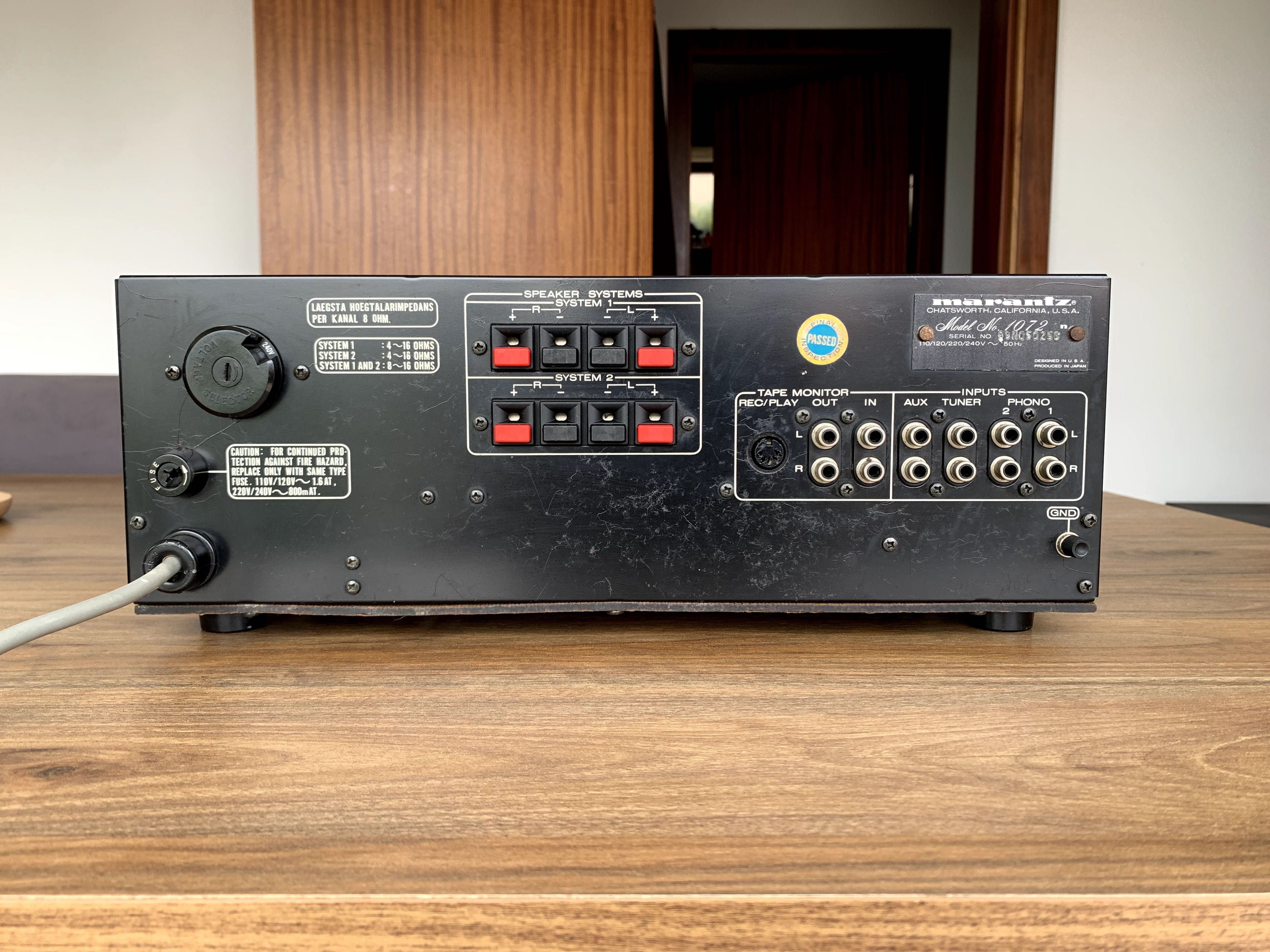 Marantz 1072 - Amplificador integrado