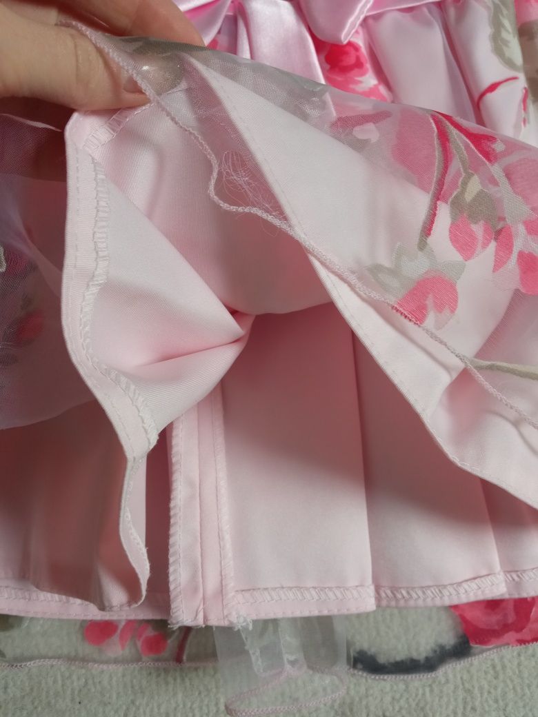 Sukienka elegancka + ażurkowe bolerko firmy Butik