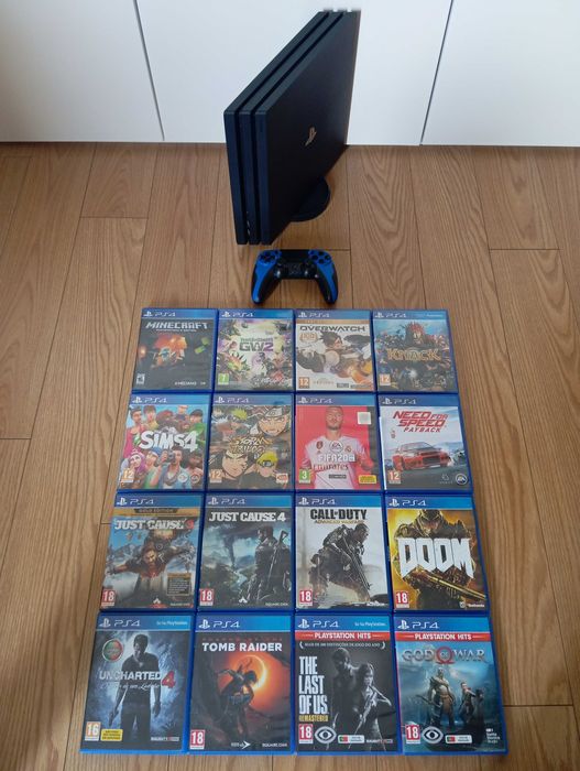 PS4 PRO 1TB 4K PlayStation 4 + comando (LER DESCRIÇÃO)