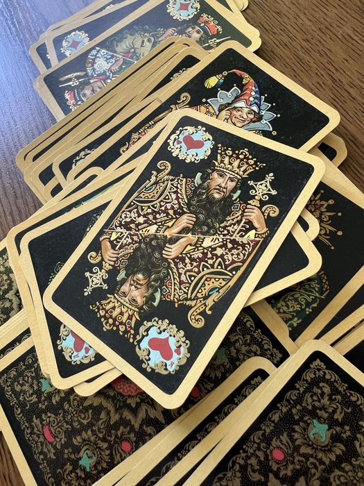 Карты игральные Палех СССР. Карты Таро, гадальные