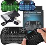 Mini Klawiatura Bezprzewodowa LED SMART TV PC Touchpad