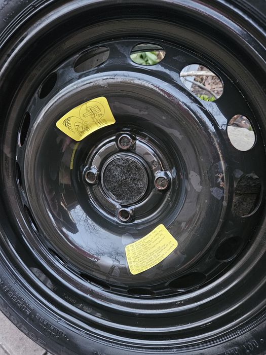 Запасное колесо R16 4x100 7Jx16 ET32 на Peugeot Citroen. Запаска, диск