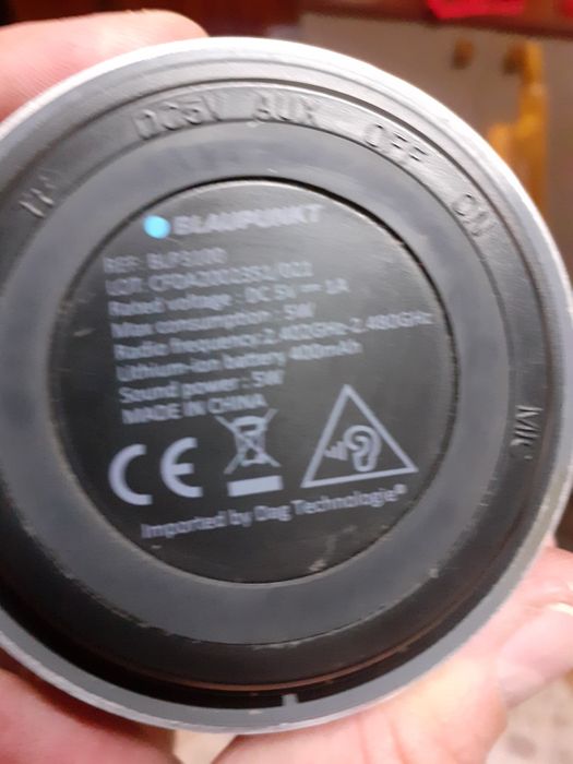 głośnik przenośny blaupunkt blp3100