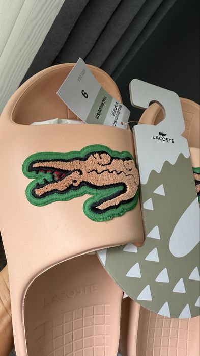 Мужские шлепанцы  Lacoste Лакост 41- 41,5 Новые