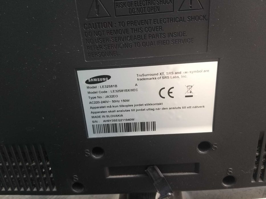 Tv Samsung 32" p/peças