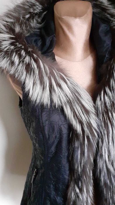 Kamizelka z futrem jenota