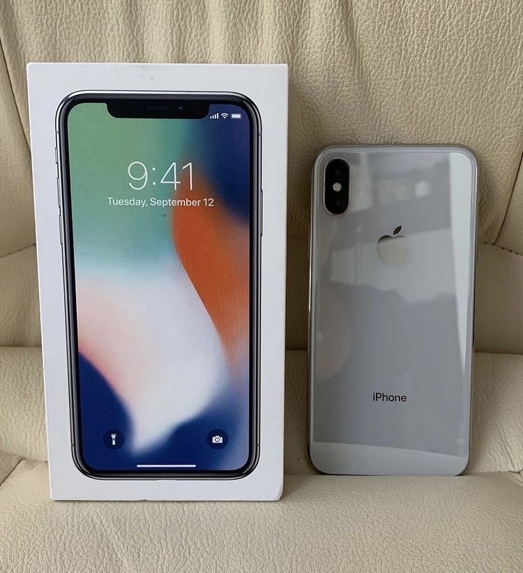 Iphone X 256Gb Silver Neverlock