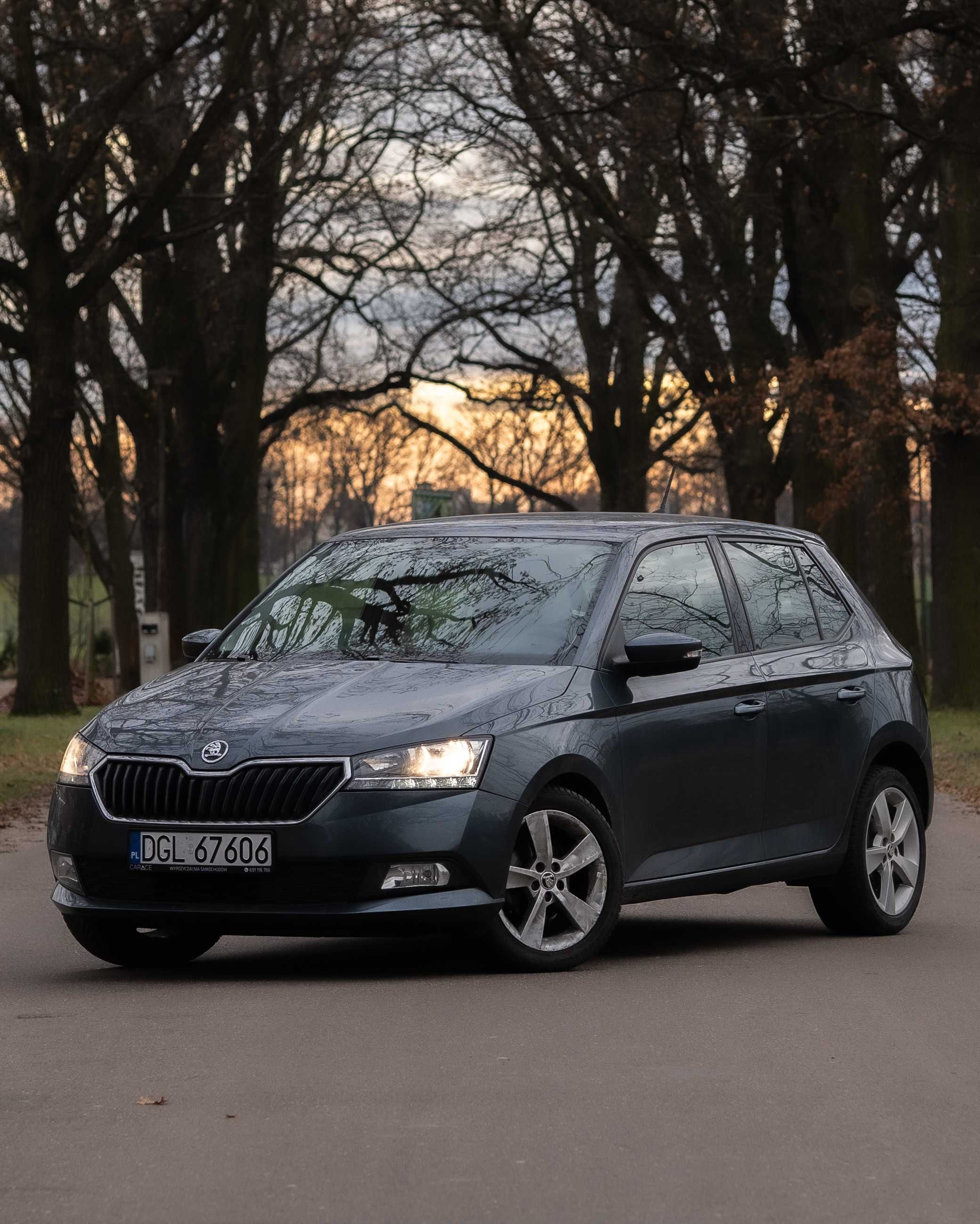 Wypożyczalnia  aut wynajem samochodów - Skoda Fabia LPG / 95 tsi