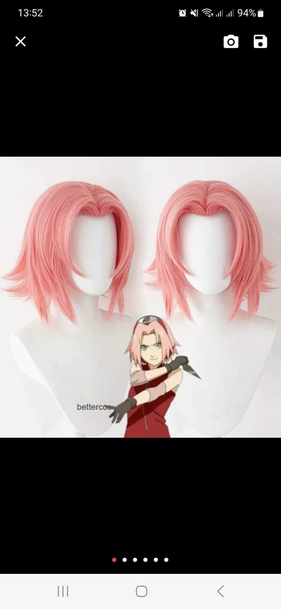 Peruca / wig Sakura Haruno Ship