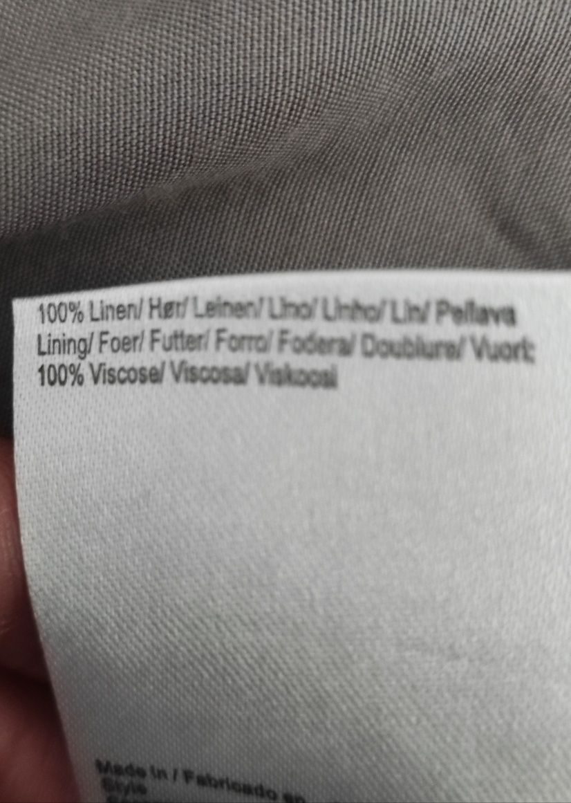 Szara sukienka lniana Noa Noa rozmiar 40