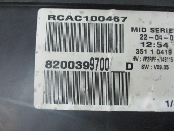 Quadrante / painel de instrumentos RENAULT Megane II (BM0/1_, CM0/1_)