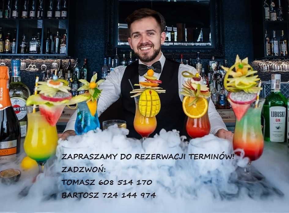 Barman na wesele mobilny Drink Bar pełen profesjonalizm