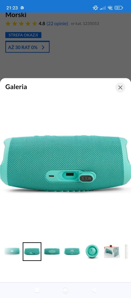 Głośnik Jbl charge 5 40w