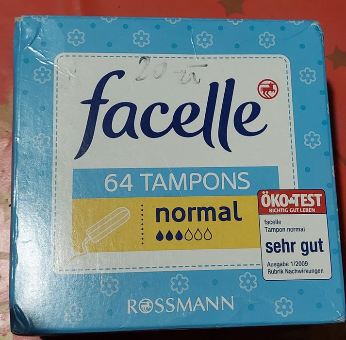 FACELLE Tampony higieniczne Normal. 64 szt