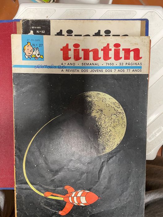 Revista Semanário Tintin - grande conjunto de revistas