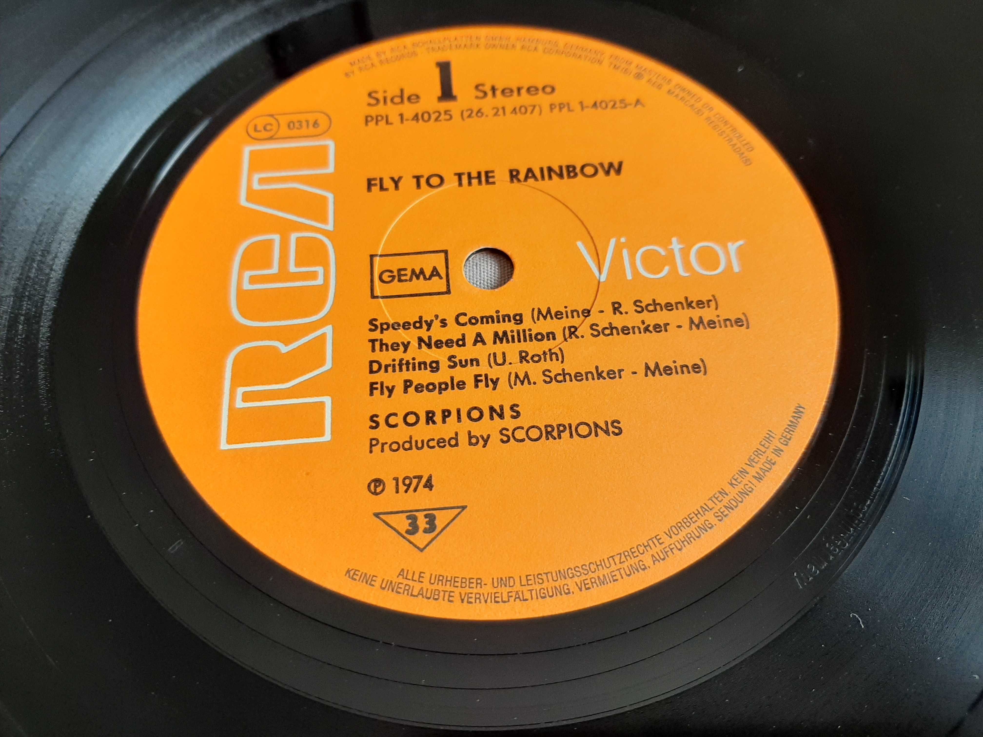 Scorpions - Fly To The Rainbow - Germany - Vinil LP