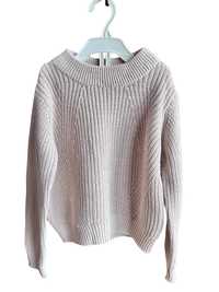 Sweter pudrowy róż H&M rozm 98/104