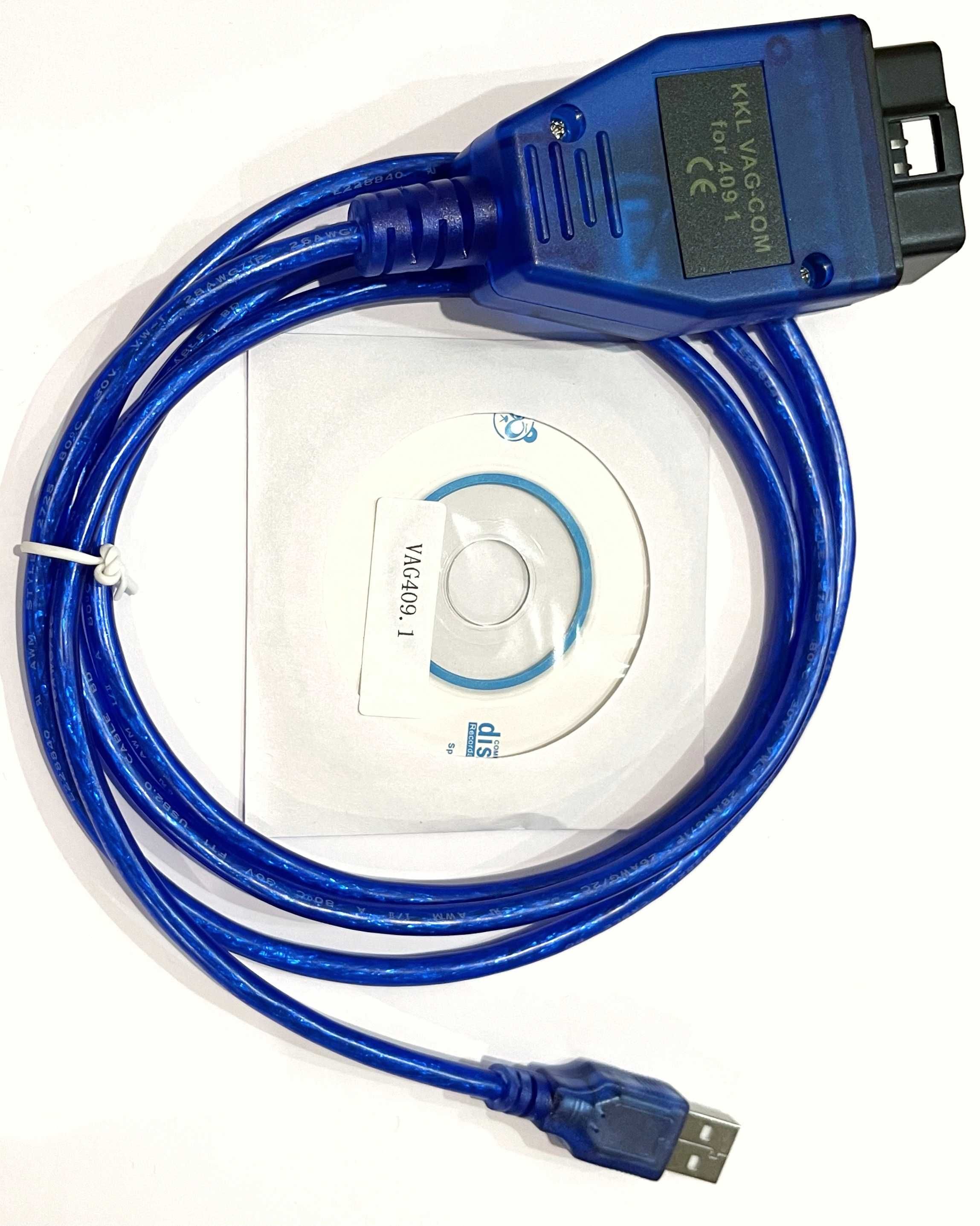 VAG-COM 409.1 KKL (чип FTDI) диагностический адаптер сканер OBD2 USB