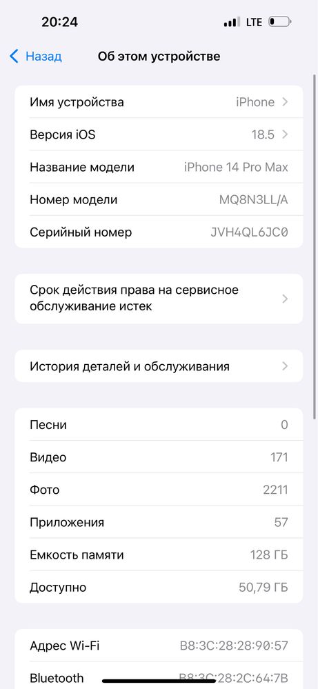 IPhone 14 Pro Max 128 gb